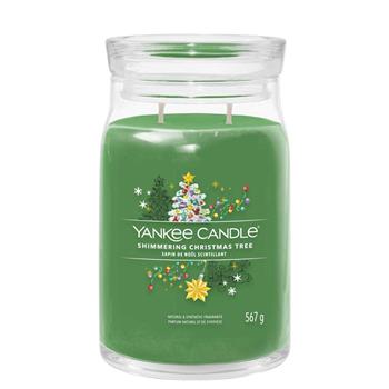 Giara Grande Signature Shimmering Christmas Tree  Yankee Candle 2025 | Libraccio.it