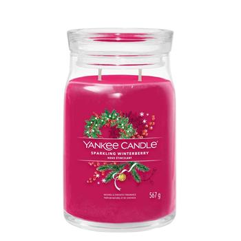 Giara Grande Signature Sparkling Winterberry  Yankee Candle 2025 | Libraccio.it