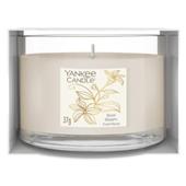 Candela votive in vetro singola slow bloom