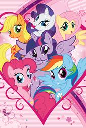 Poster My Little Pony. Group