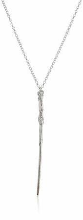 Collana con bacchetta magica di Harry Potter in argento sterling in esclusiva da Amazon