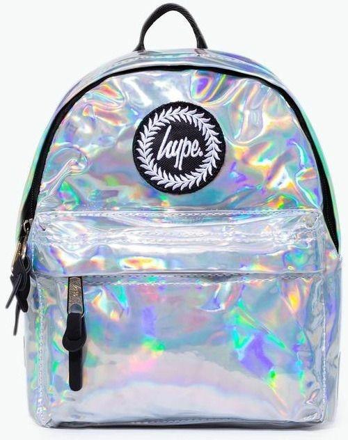 Zaino americano Hype Grey Holographic - 30x40x15 cm Hype 2021 | Libraccio.it