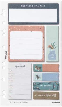 Stickers segnapagina Botanical Sticky Notes  Filofax 2023 | Libraccio.it