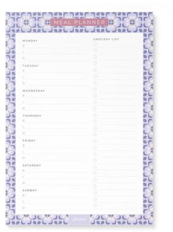 Taccuino Mediterranean Meal Planner Notepad (with magnet)  Filofax 2023 | Libraccio.it