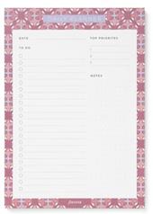 Taccuino Mediterranean Daily Planner Notepad (with magnet)