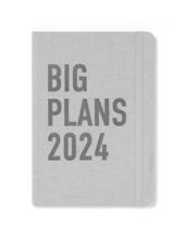 Agenda Letts 2024, Big Plans A5 Giornaliero Grigio - 21 x 15 cm