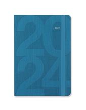 Agenda Letts 2024, Block A5 Settimanale Turchese - 21 x 15 cm