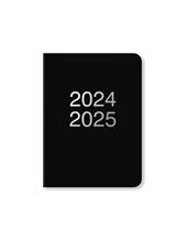 Agenda accademica Letts 2024-2025, 12 mesi, Dazzle A6, giornaliera, Nero - 15 x 10,5 cm