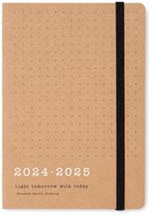 Agenda accademica Letts 2024-2025, 12 mesi, giornaliera, Eco Wr A6 Dtp W/Appts Marrone - 14,8 x 10,5 cm