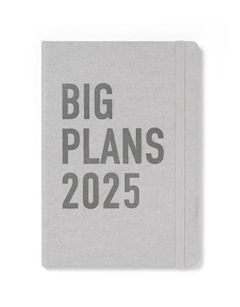 Agenda annuale 2025 Letts 12 Mesi, Big Plans A5 settimanale grigio pietra - 21 x 14,8 cm  Letts 2024 | Libraccio.it