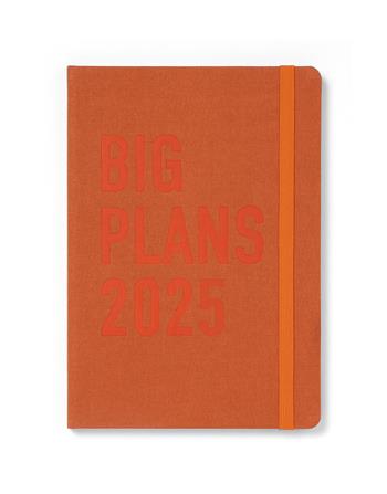 Agenda annuale 2025 Letts 12 Mesi, Big Plans A5 giornaliera arancione - 21 x 14,8 cm  Letts 2024 | Libraccio.it