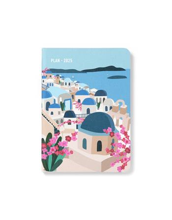 Agenda annuale 2025 Letts 12 Mesi, Wanderlust A6 settimanale Santorini - 14,8 x 10,5 cm  Letts 2024 | Libraccio.it