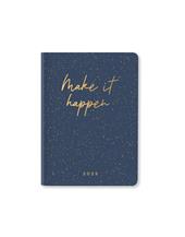 Agenda annuale 2025 Letts 12 Mesi, Inspire A6 settimanale blu - 14,8 x 10,5 cm