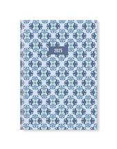 Agenda annuale 2025 Letts 12 Mesi, Morocco A5 settimanale Blu - 21 x 14,8 cm