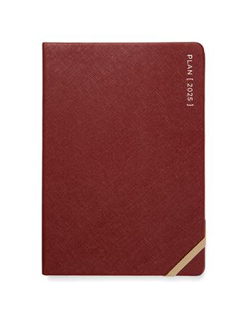 Agenda annuale 2025 Letts 12 Mesi, Serene A5 settimanale bordeaux - 21 x 14,8 cm  Letts 2024 | Libraccio.it