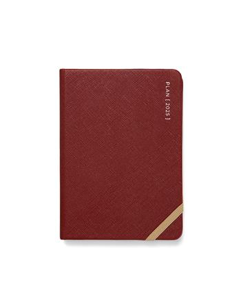 Agenda annuale 2025 Letts 12 Mesi, Serene A6 settimanale bordeaux - 14,8 x 10,5 cm  Letts 2024 | Libraccio.it