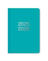 Agenda accademica 2025-2026 Dazzle A5 Settimanale Turchese - 21 x 14,8 cm