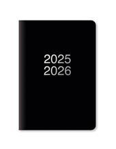 Agenda accademica 2025-2026 Dazzle A5 Settimanale Black - 21 x 14,8 cm