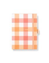 Agenda accademica 2025-2026 Gingham A6 Settimanale Arancione - 14,8 x 10,5 cm