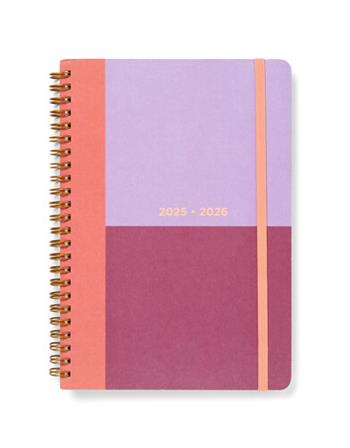 Agenda accademica 2025-2026 Colour Block A5 Giornaliero Lampone - 21 x 14,8 cm  Letts 2025 | Libraccio.it