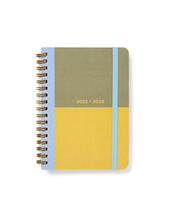 Agenda accademica 2025-2026 Colour Block A6 Settimanale Lime - 14,8 x 10,5 cm