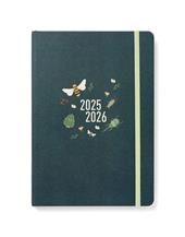 Agenda accademica 2025-2026 Bumblebee A5 Settimanale Verde scuro - 21 x 14,8 cm