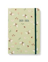 Agenda accademica 2025-2026 Bumblebee A5 Giornaliero Salvia - 21 x 14,8 cm