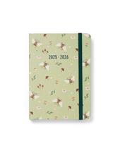 Agenda accademica 2025-2026 Bumblebee A6 Giornaliero Salvia - 14,8 x 10,5 cm