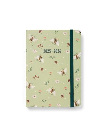 Agenda accademica 2025-2026 Bumblebee A6 Giornaliero Salvia - 14,8 x 10,5 cm  Letts 2025 | Libraccio.it