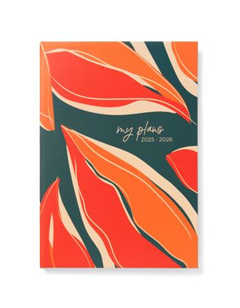 Agenda accademica 2025-2026 Botanics A5 Giornaliero Verde - 21 x 14,8 cm  Letts 2025 | Libraccio.it