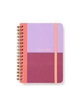Diario accademico 2026-2027 Colour Block A6 Giornaliero Lampone