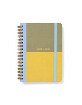 Diario accademico 2026-2027 Colour Block A6 Settimanale Lime