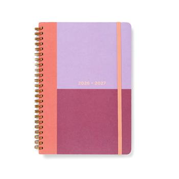 Diario accademico 2026-2027 Colour Block A5 Settimanale Lampone  Caimi 2026 | Libraccio.it