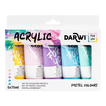 DFY Set colori acrilici pastello 5 x 75 ml  Clairefontaine 2026 | Libraccio.it