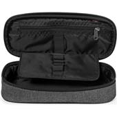 Astuccio Oval Single Black Denim Ab Eastpak