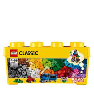 LEGO Classic 10696 Scatola Mattoncini Creativi Media, Contenitore...