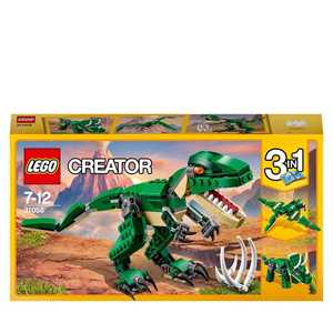 LEGO Creator 31058 Dinosauro, Giocattolo 3 in 1, Set con T-rex, T...