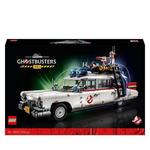 LEGO Icons 10274 ECTO-1 Ghostbusters, Macchina Grande da Collezione,  Modellino da Costruire, Set da Esposizione per Adulti