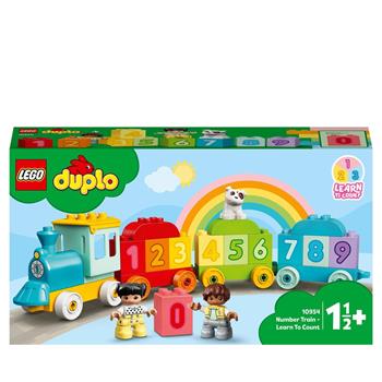 LEGO DUPLO 10954 Treno dei Numeri Giocattolo - Impariamo a Contare, Giochi Educativi con Cane Giocattolo per Bambini 18+ mesi  LEGO 2021 | Libraccio.it