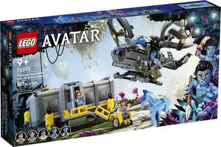 LEGO Avatar 75573 Montagne fluttuanti: Sito 26 e Samson RDA, Gioc...