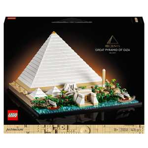 LEGO Architecture 21058 La Grande Piramide di Giza, Set da Collez...