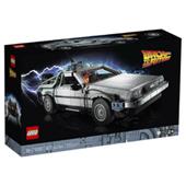 LEGO Icons 10300 Macchina del Tempo Ritorno al Futuro, Set Modellino Delorean da Costruire, Minifigure di Doc e Marty McFly