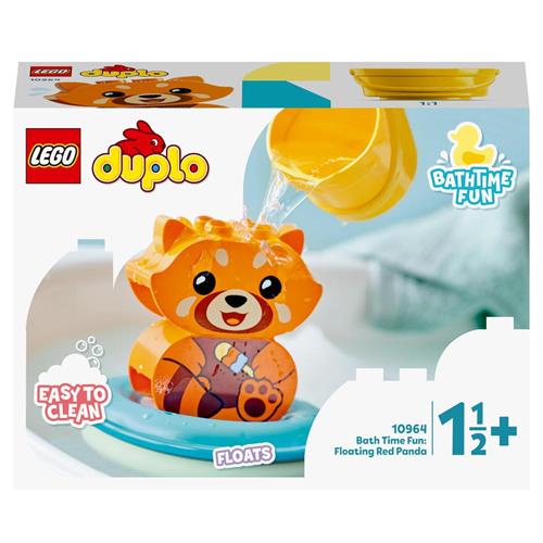LEGO DUPLO 10964 Ora del Bagnetto: Panda Rosso Galleggiante, Giochi per  Vasca da Bagno, per Bambini