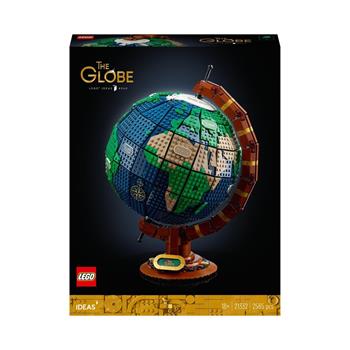 LEGO Ideas 21332 Il Mappamondo, Set da Modellismo da Costruire per Adulti, Mappa del Mondo, Tessere che si Illuminano al Buio  LEGO 2022 | Libraccio.it