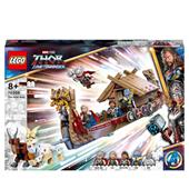 LEGO Marvel 76208 Drakkar di Thor, Giochi per Bambini dai 7 Anni, Set con Nave Giocattolo da Costruire, Martello Stormbreaker