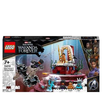 LEGO Marvel 76213 la Stanza del Trono di Re Namor, Film Supereroi Black Panther, Sottomarino Giocattolo, Giochi per Bambini  LEGO 2022 | Libraccio.it