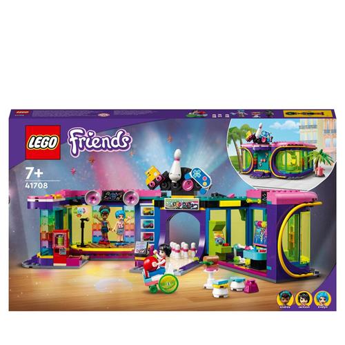 LEGO Friends 41708 Arcade Roller Disco, Mini Bambolina Andrea, Idea Regalo,  Giochi per Bambine e Bambini