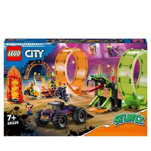 LEGO City Stuntz 60339 Arena delle Acrobazie, Monster Truck, Moto...