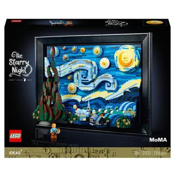 LEGO Ideas 21333 Vincent van Gogh - Notte Stellata, Set Fai da Te Creativo per Adulti, Decorazione per Casa 3D con Minifigure  LEGO 2022 | Libraccio.it