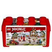 LEGO NINJAGO 71787 Set Creativo di Mattoncini Ninja, Scatola Porta Giochi per Bambini 5+ con Macchina e Moto Giocattolo